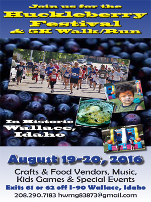 Huckleberry Heritage Festival, August 19 - 20, 2016