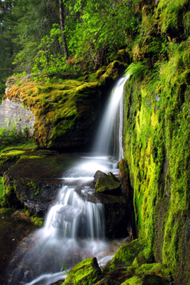 Tunnel Falls, Shoshone County